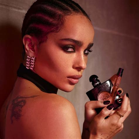 ysl zoe kravitz black opium commercial|ysl black opium perfume.